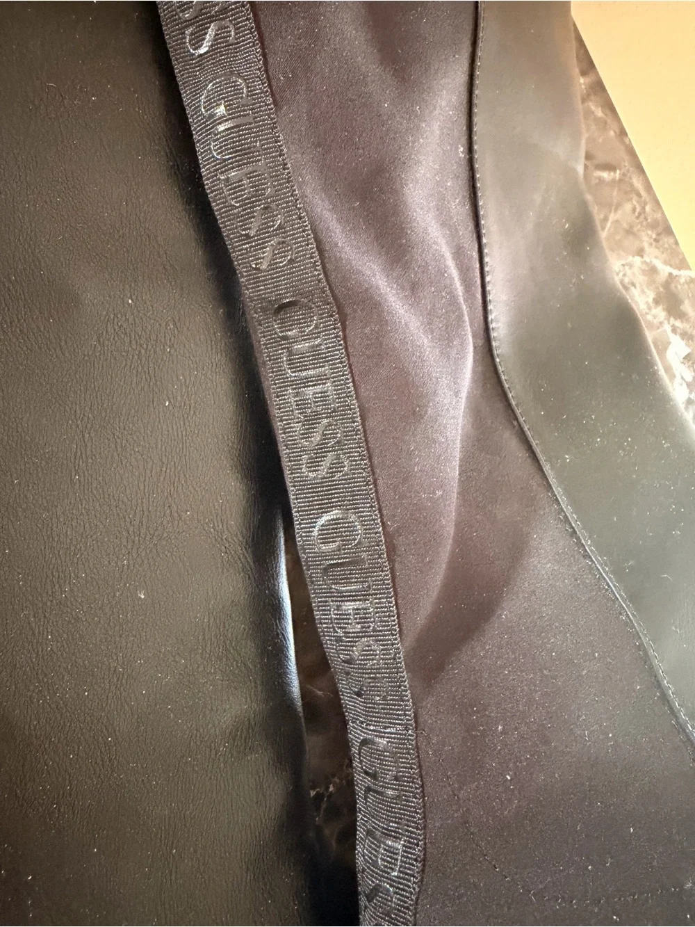 Guess Black Mid-Calf Heeled Women's Boots
